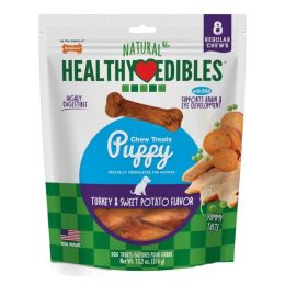 Nylabone Healthy Edibles Puppy Chew Treats Turkey & Sweet Potato  1ea/SMall/Regular (8 ct)