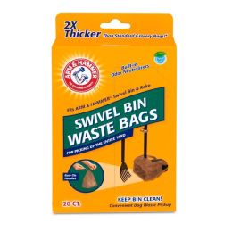 Arm & Hammer Waste Bags for Swivel Bin & Rake Penny 20 Count