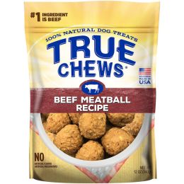 True Chews Homestyle Dog 12Oz Beef Meatballs