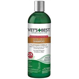 Vet's Best Flea & Tick Advanced Strength Shampoo for Dogs 12 fl. oz
