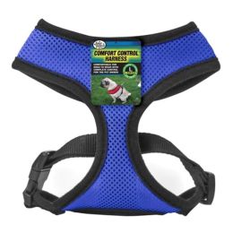 Four Paws Comfort Control Dog Harness Blue Large