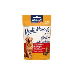 Vitakraft Meaty Morsels Chicken Recipe with Beef & Carrots Dog Treats 4.2 oz