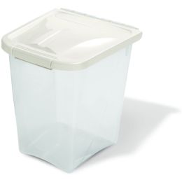 Van Ness Plastics Pet Food Container White, Clear 10 Pounds