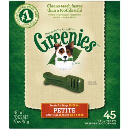 Greenies Dog Dental Treats Original, 1ea/27 oz, 45 ct, Petite
