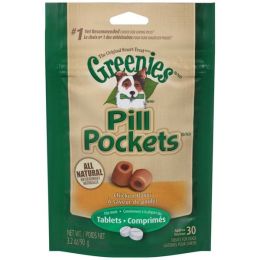 Greenies Pill Pockets for Tablets Chicken, 1ea/30 ct, 3.2 oz