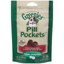 Greenies Pill Pockets for Tablets Hickory Smoke, 1ea/30 ct, 3.2 oz