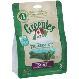 Greenies Dog Dental Treats Fresh, 1ea/12 oz, 8 ct, Large