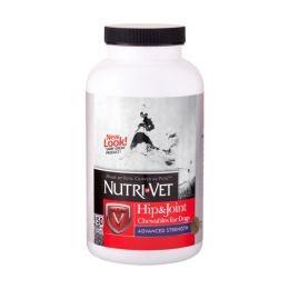 Nutri-Vet Hip and Joint Advanced Strength Chewables For Dogs - Liver Flavor 1ea/150 ct.