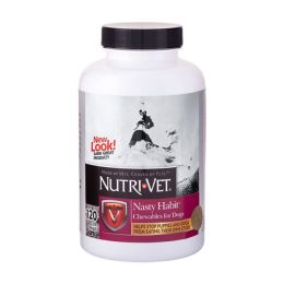 Nutri-Vet Nasty Habit for Dogs Liver Chewables 120 Count