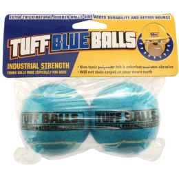 Petsport USA Tuff Ball Dog toy Blue 2 Pack 2.5 in