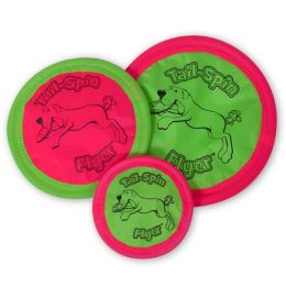 Booda Tail Spin Flyer Dog Toy Multi-Color 10 in