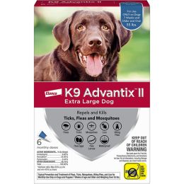 K9 Advantix II Dog Extra Large Blue 6-Pack