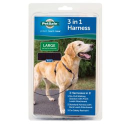PetSafe 3in1 Dog Harness Black Large