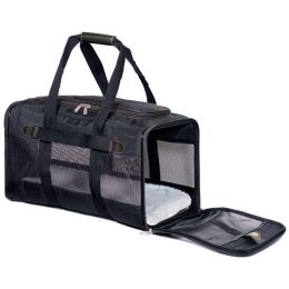 Sherpa's Pet Trading Company Original Deluxe Pet Carrier Black Medium