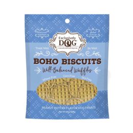 Exclusively Pet Boho Biscuits Well Balanced Waffles Peanut Butter Flavor Dog Treats 1ea/8 oz