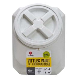 Vittles Vault Outback Stackable Pet Food Container White 60 lb
