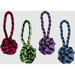Multipet Nuts For Knots with Tug Toy Assorted 6 in