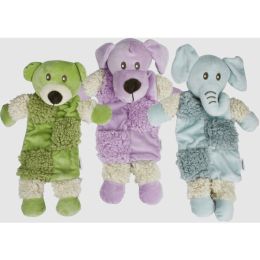 Multipet Aromadog Fleece Squeaker Mat Dog Toy Assorted 12 in