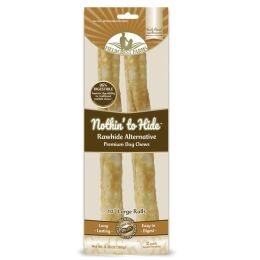 Fieldcrest Farms Nothin' to Hide Peanut Butter Roll Dog Treat 2 Pack, 10 Inches