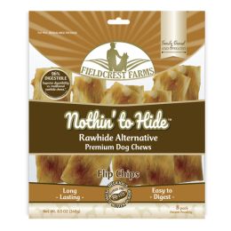 Fieldcrest Farms Nothin' to Hide Peanut Butter Flip Chips Roll Dog Treat 8 Pack