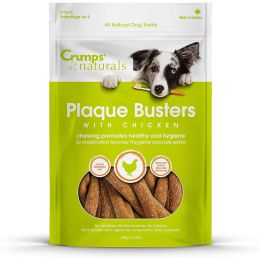 Crumps Natural Dog Plaque Buster Chicken 7inch 8pk
