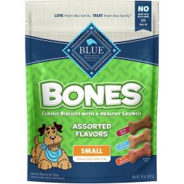 Blue Buffalo Bones Dog 16oz. Assorted  Flavors Small Biscuit