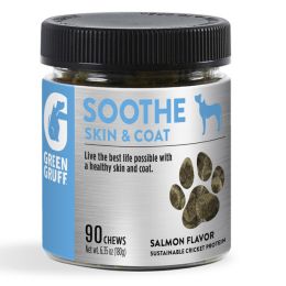 Green Gruff Soothe Skin  Coat Dog Supplements 1ea/90 ct