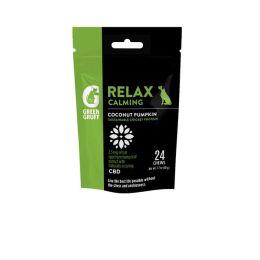 Green Gruff Relax Calm PLUS CBD Dog Supplements 1ea/24 ct