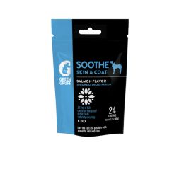 Green Gruff Soothe Skin  Coat PLUS CBD Dog Supplements 1ea/24 ct