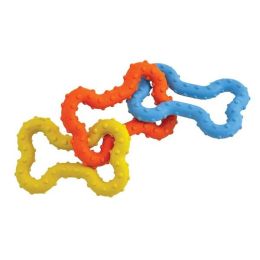 Petstages Bone Tug Toy Multi-Color Mini