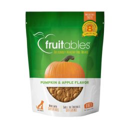 Fruitables Crunchy Baked Dog Treats Pumpkin Apple, 7 oz