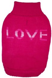 Fashion Pet True Love Dog Sweater Pink (size: X-Small)