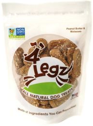 4Legz Kitty Roca Crunchy Dog Cookies Peanut Butter and Molasses (size: 8 oz)