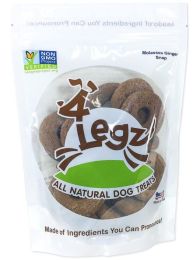 4Legz Molasses Ginger Snap Dognutz Dog Cookies (size: 7 oz)