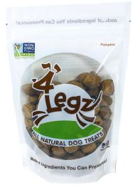 4Legz Organic Pumpkin Crunchy Dog Cookies (size: 7 oz)