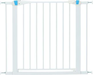 MidWest Glow in the Dark Steel Pet Gate White (size: 29" tall - 1 count)