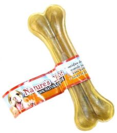 Loving Pets Nature's Choice 100% Natural Rawhide Pressed Bones (size: 6" Long (1 Bone))