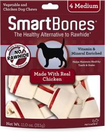 SmartBones Chicken & Vegetable Dog Chews (size: Medium - 5" Long - Dogs 20-40 Lbs (4 Pack))