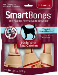 SmartBones Chicken & Vegetable Dog Chews (size: Large - 6.5" Long - Dogs over 40 Lbs (3 Pack))