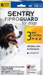 Sentry FiproGuard for Dogs (size: Dogs 89-132 lbs (6 Doses))