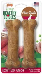 Nylabone Healthy Edibles Wholesome Dog Chews - Roast Beef Flavor (size: Wolf (2 Pack))