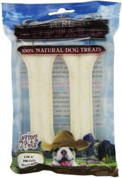 Loving Pets Pure Buffalo Dog Treats - Pressed Bully Bone (size: 6" Bones (2 Pack))