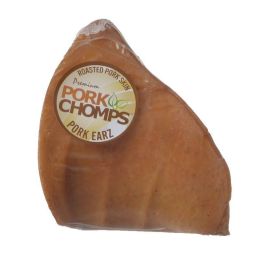 Pork Chomps Roasted Pork Skin Pig Earz (size: 1 Pack)