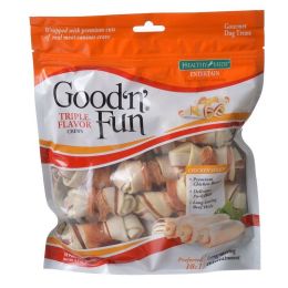 Healthy Hide Good 'n' Fun Triple-Flavor Bones - Beef, Pork & Chicken (size: Mini - 18 Pack)