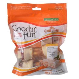 Healthy Hide Good 'n' Fun Triple-Flavor Bones - Beef, Pork & Chicken (size: Small - 3 Pack - (4" Bones))