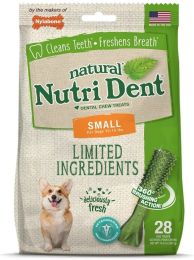 Nylabone Natural Nutri Dent Fresh Breath Dental Chews - Limited Ingredients (size: Small - 28 Count)